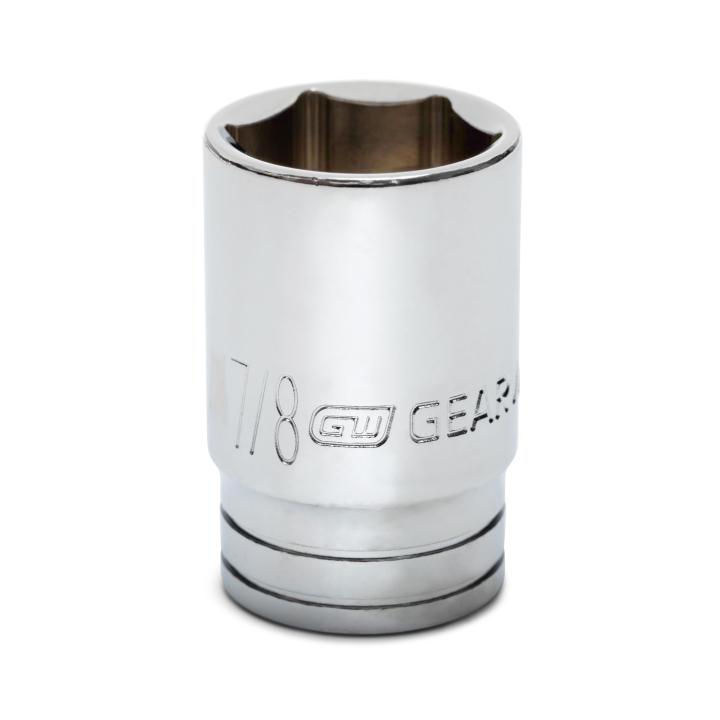 3/8" Drive 6 Point Mid Length SAE Socket 7/8"