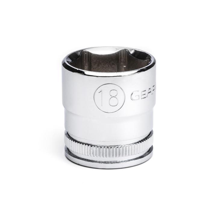 3/8" Drive 6 Point Standard Metric Socket 18mm