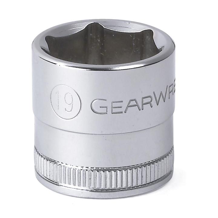 3/8" Drive 6 Point Standard Metric Socket 19mm