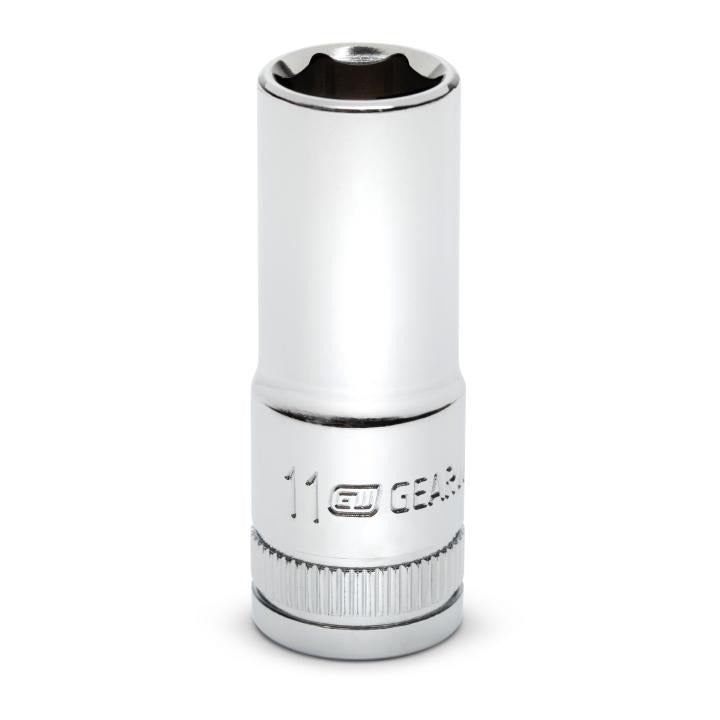 3/8" Drive 6 Point Mid Length Metric Socket 11mm