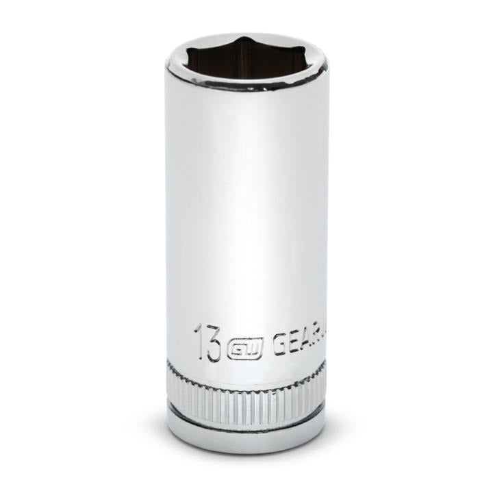 3/8" Drive 6 Point Mid Length Metric Socket 13mm