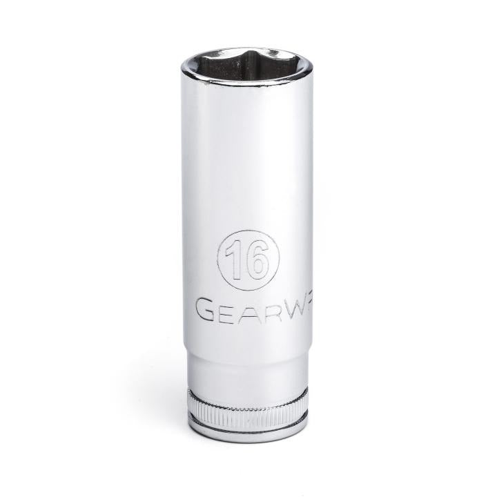 3/8" Drive 6 Point Deep Metric Socket 16mm