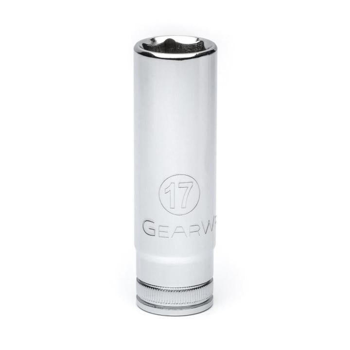 1/2" Drive 6 Point Deep Metric Socket 17mm