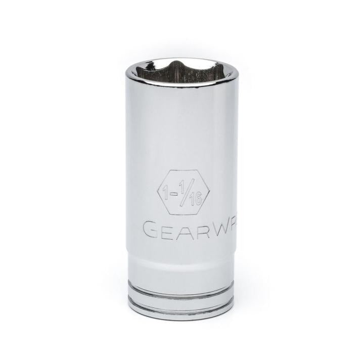 1/2" Drive 6 Point Deep SAE Socket 1-1/16"