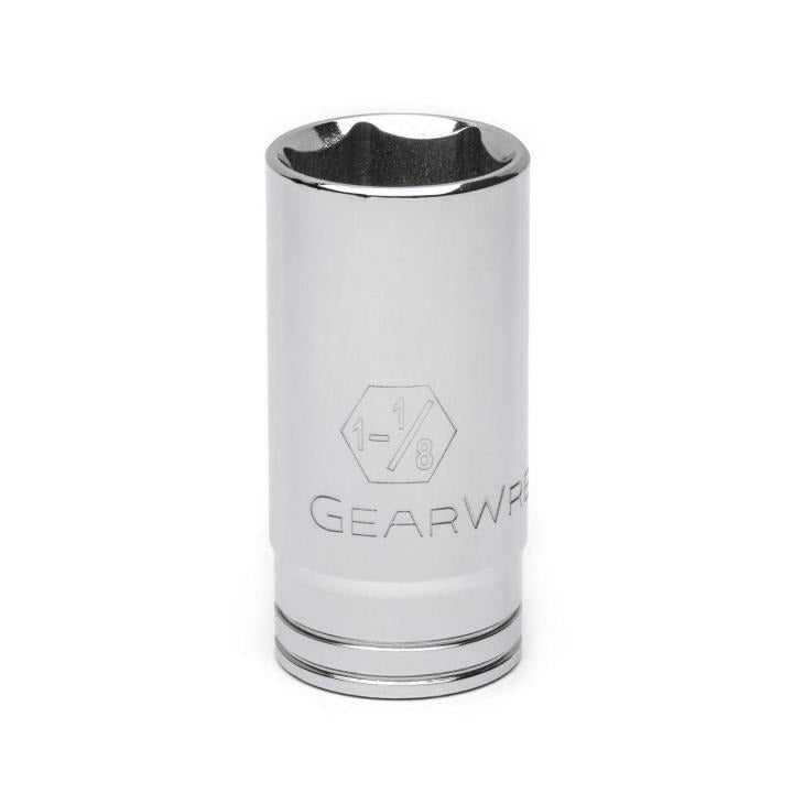 1/2" Drive 6 Point Deep SAE Socket 1-1/8"