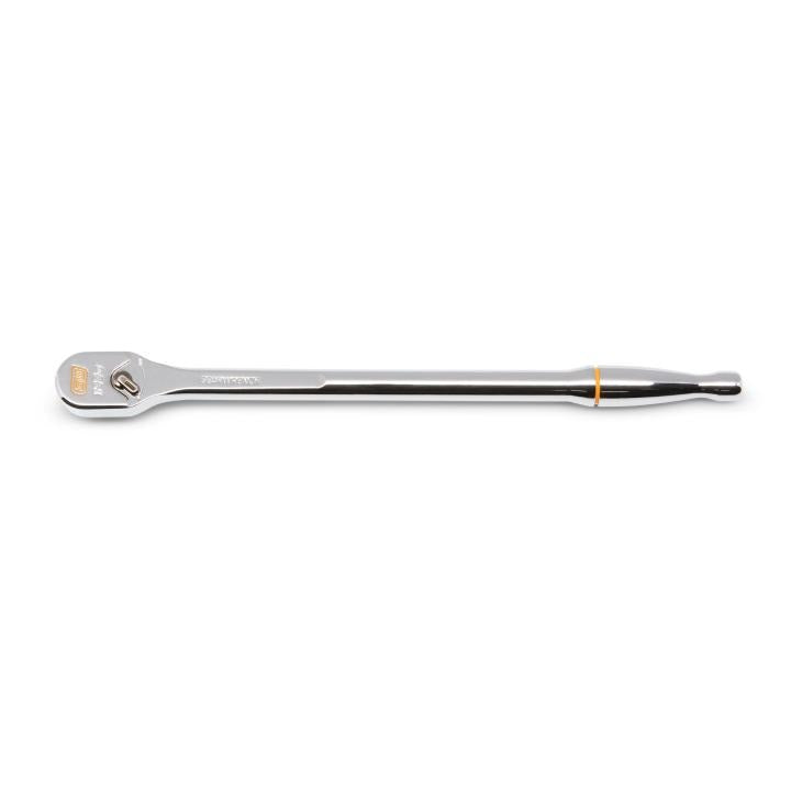 1/4" Drive 120XP™ Full Polish Chrome Extra Long Handle Teardrop Ratchet 9"