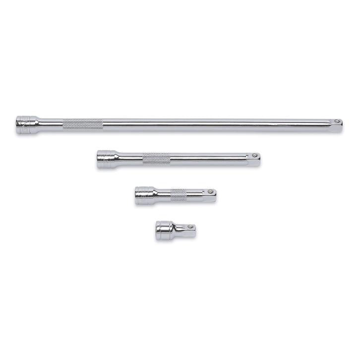 4 Piece 3/8" Drive Extension Set 1-1/2", 3", 6" & 12"