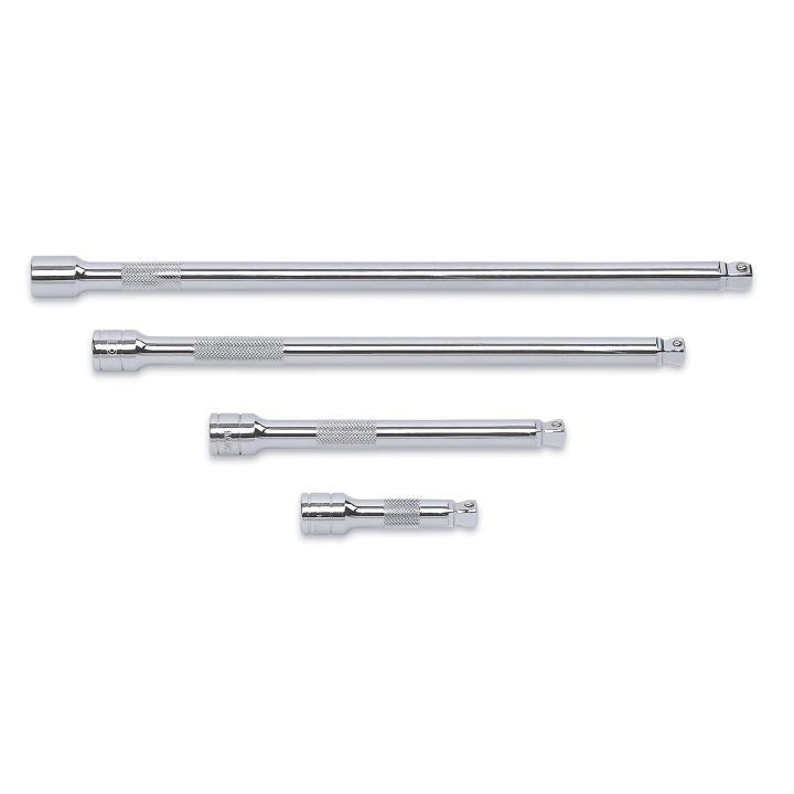 4 Piece 3/8" Drive Wobble Extension Set 3", 6", 10" & 12"