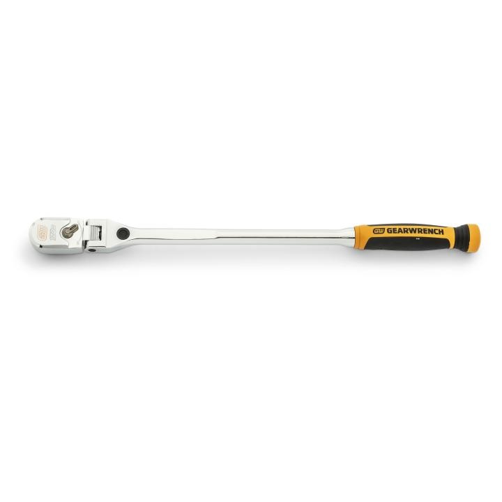 1/2" Drive 120XP Dual Material Handle Locking Flex Head Ratchet 19"