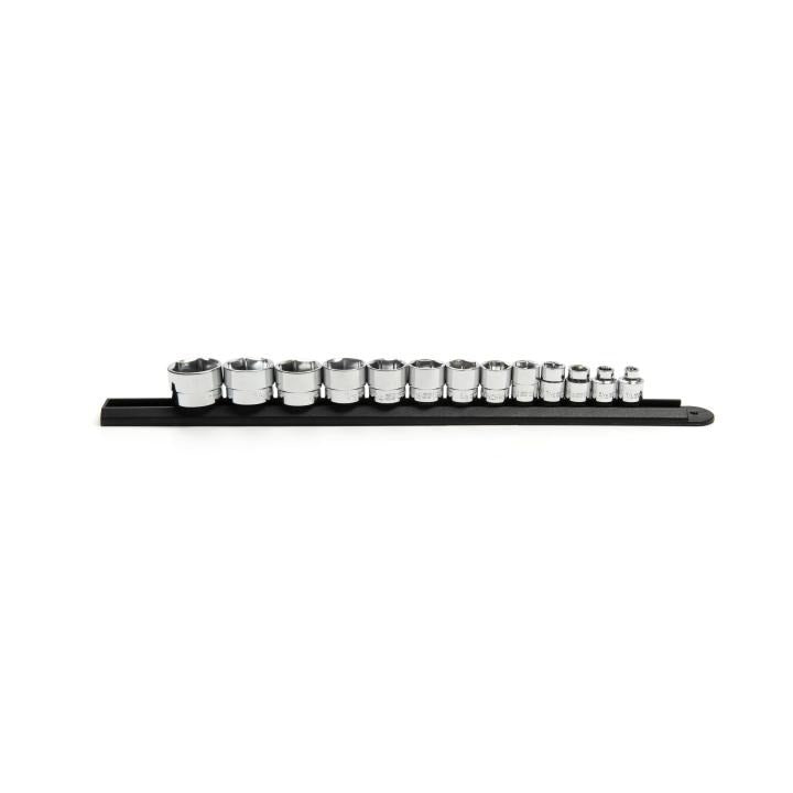 13 Piece 3/8" Drive 6 Point SAE Stubby Socket Set