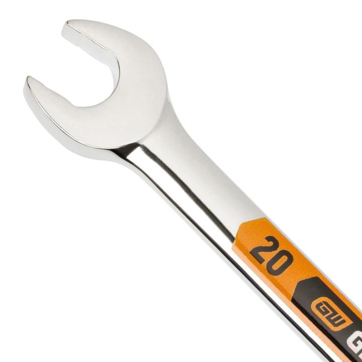 15 Piece 12 Point Metric Hi-Viz Long Pattern Combination Wrench Set