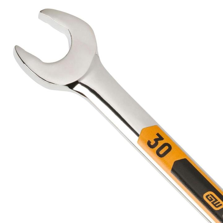 22 Piece 12 Point Metric Hi-Viz Long Pattern Combination Wrench Set