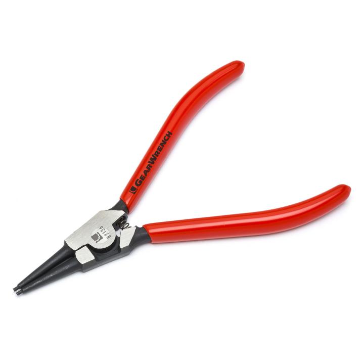 5" Straight Fixed Tip External Snap Ring Pliers