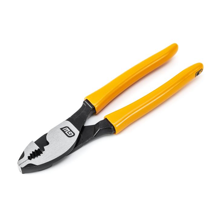8" PITBULL Dipped Handle Slip Joint Pliers