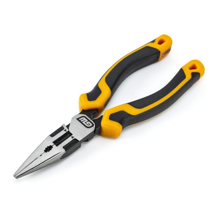 6" PITBULL Long Nose Plier Cushion Grip