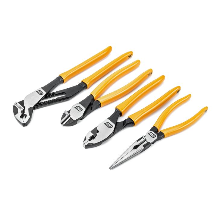 4 Piece PITBULL Mixed Dual Material Plier Set