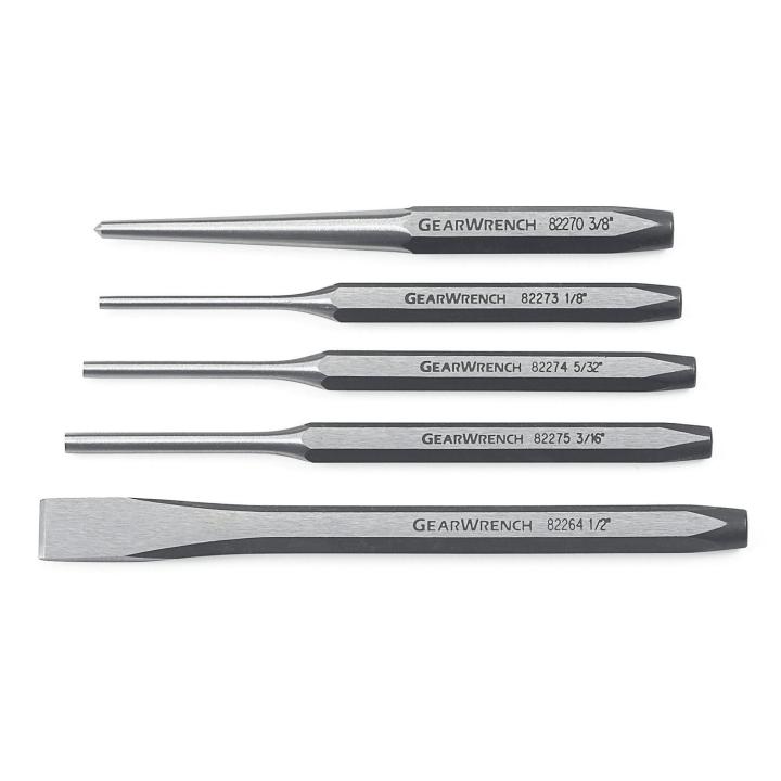 5 Piece Punch and Chisel Set