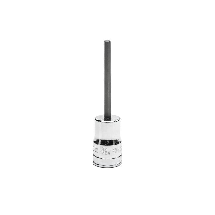 3/8" Drive Mid Length Hex Bit SAE Socket 9/64"