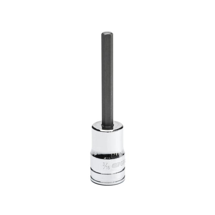 3/8" Drive Mid Length Hex Bit SAE Socket 3/16"