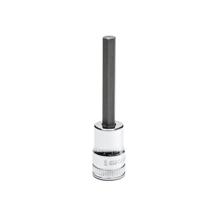 3/8" Drive Mid Length Hex Bit Metric Socket 6mm