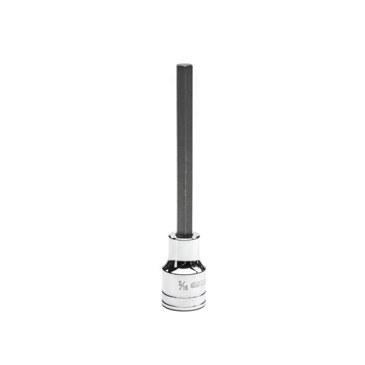 1/2" Drive Long Length Hex Bit SAE Socket 5/16"