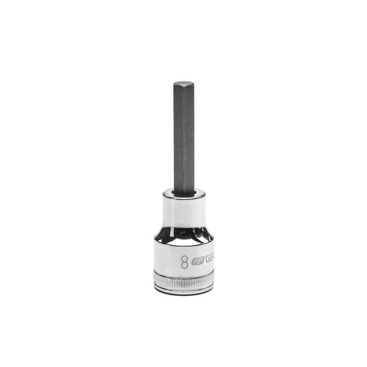 1/2" Drive Mid Length Hex Bit Metric Socket 8mm