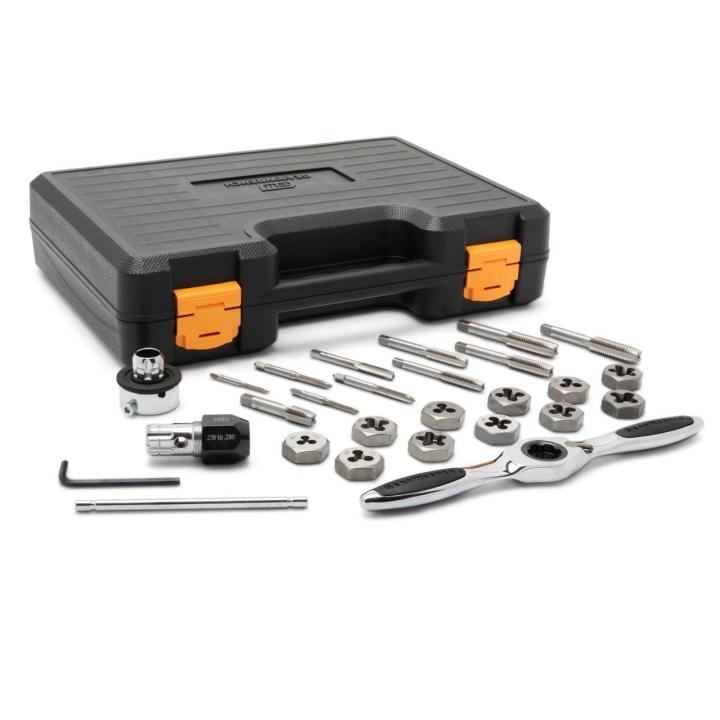 27 Piece Metric Ratcheting Tap & Die Set