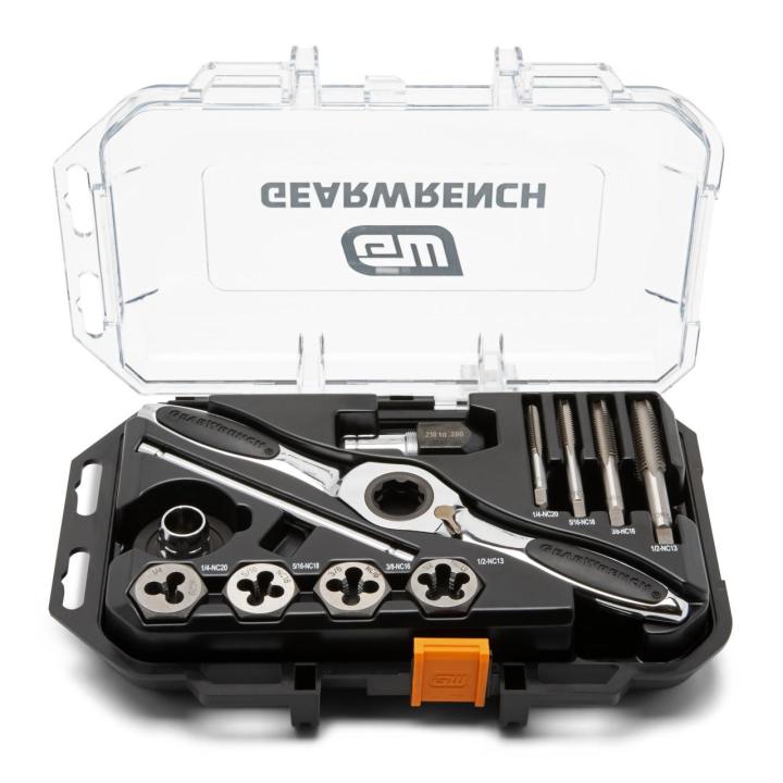 13 Piece SAE Ratcheting Tap & Die Set