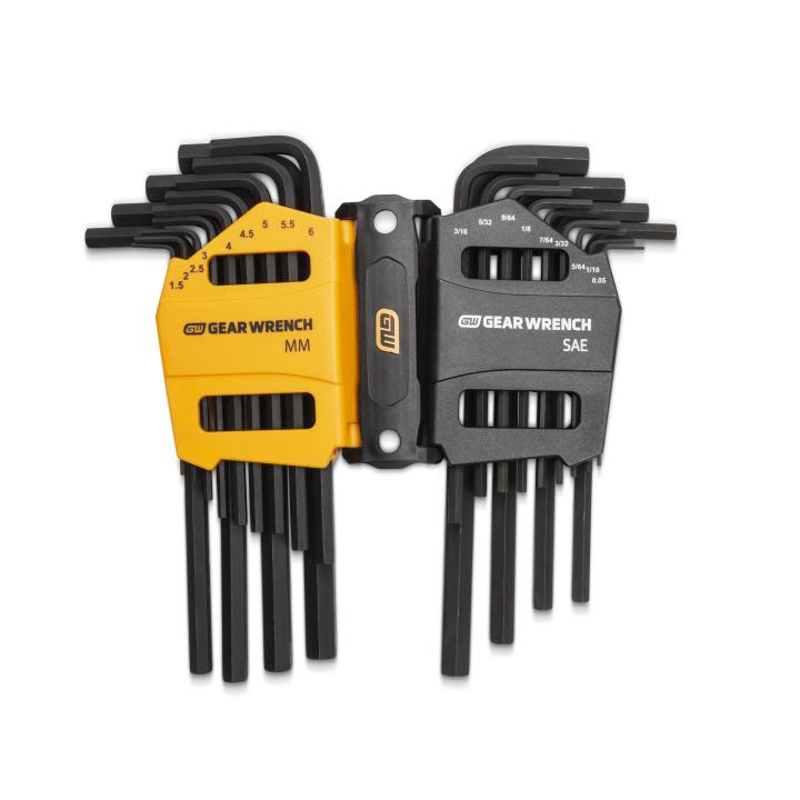 26 Piece Long Arm SAE/Metric Hex Key Set