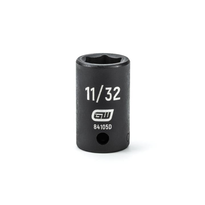 1/4" Drive 6 Point Standard Impact SAE Socket 11/32"