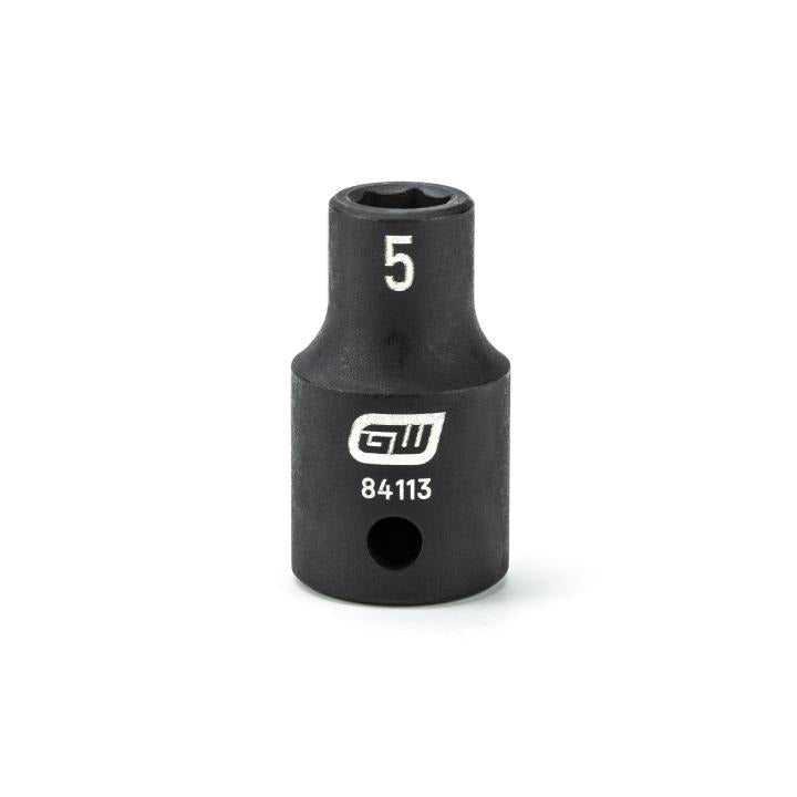 1/4" Drive 6 Point Standard Impact Metric Socket 5mm