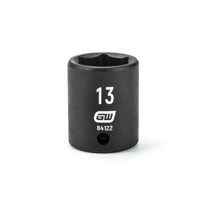 1/4" Drive 6 Point Standard Impact Metric Socket 13mm