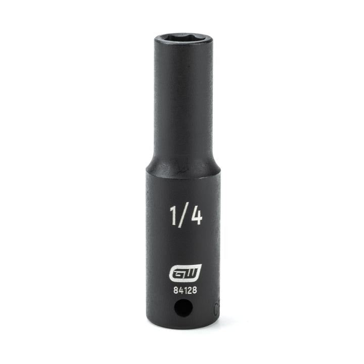 1/4" Drive 6 Point Deep Impact SAE Socket 1/4"