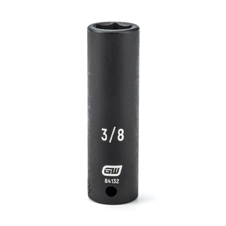 1/4" Drive 6 Point Deep Impact SAE Socket 3/8"