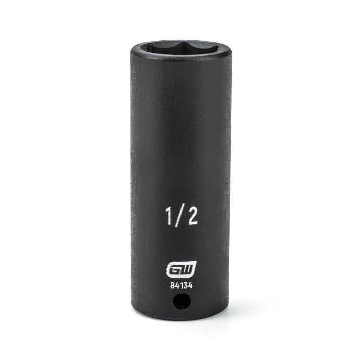 1/4" Drive 6 Point Deep Impact SAE Socket 1/2"