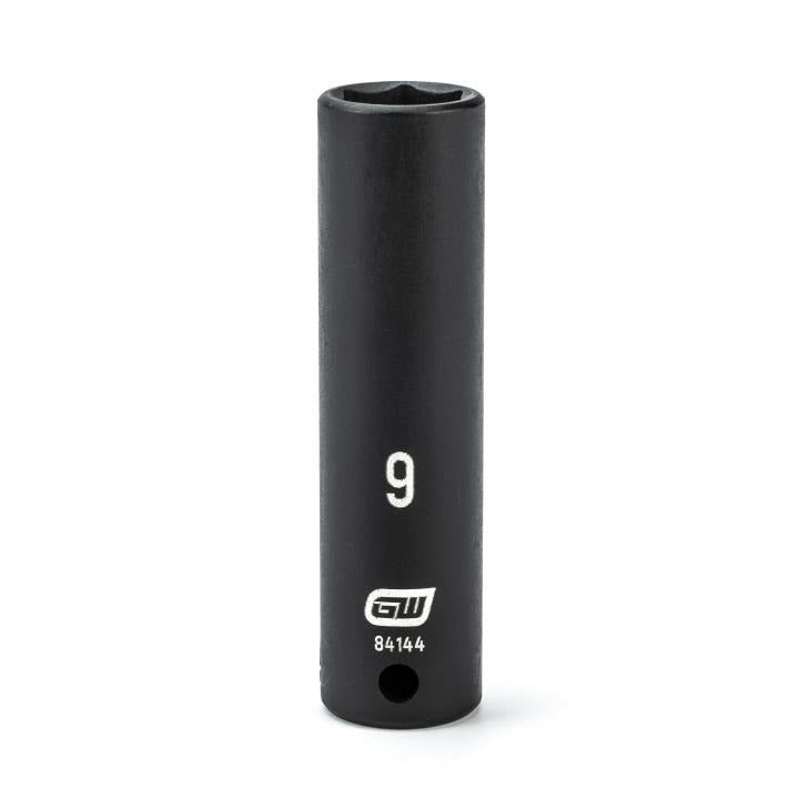 1/4" Drive 6 Point Deep Impact Metric Socket 9mm