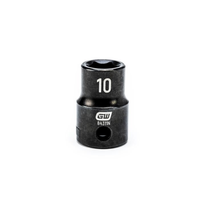 3/8" Drive 6 Point Standard Impact Metric Socket 10mm