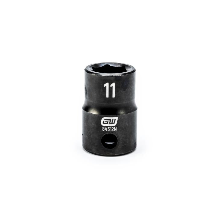 3/8" Drive 6 Point Standard Impact Metric Socket 11mm