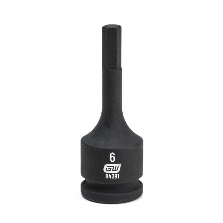 3/8" Drive Hex Bit Impact Metric Socket 6mm