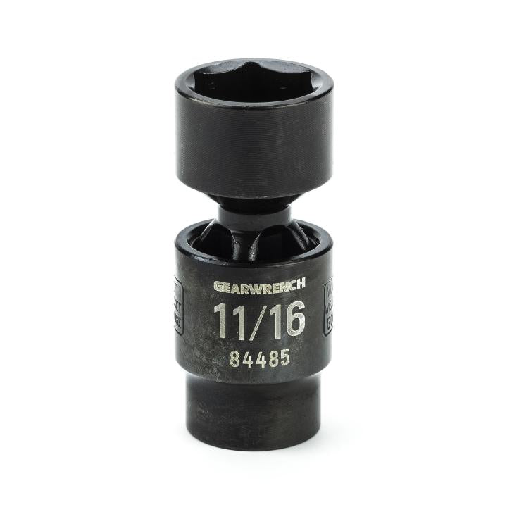 3/8" Drive 6 Point Standard X-Core™ Pinless Impact Universal SAE Socket 11/16"