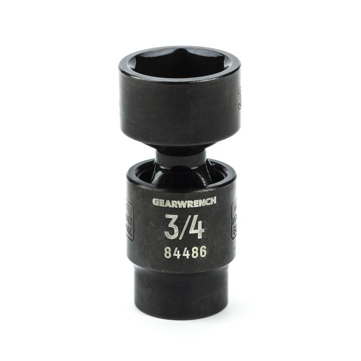3/8" Drive 6 Point Standard X-Core™ Pinless Impact Universal SAE Socket 3/4"