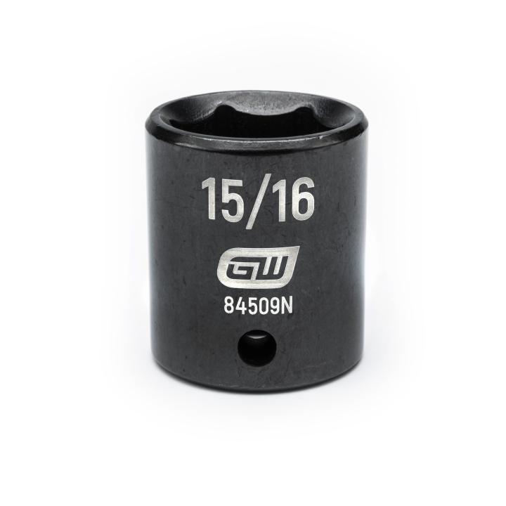 1/2" Drive 6 Point Standard Impact SAE Socket 15/16"