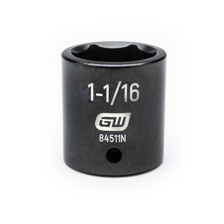 1/2" Drive 6 Point Standard Impact SAE Socket 1-1/16"