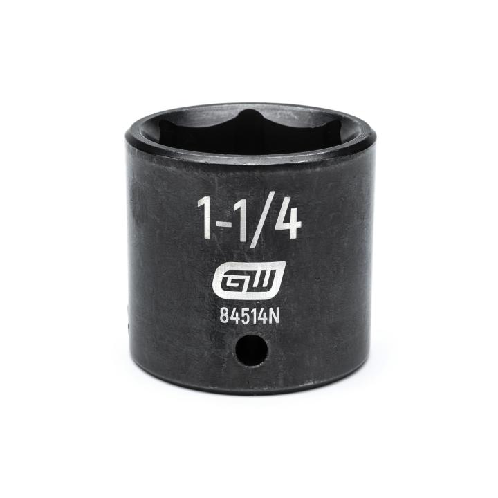 1/2" Drive 6 Point Standard Impact SAE Socket 1-1/4"