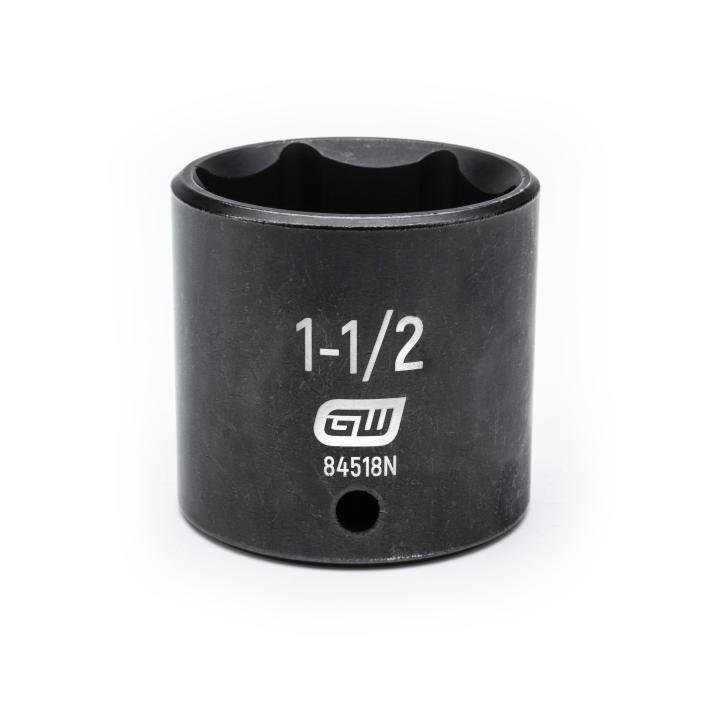 1/2" Drive 6 Point Standard Impact SAE Socket 1-1/2"