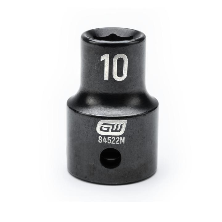 1/2" Drive 6 Point Standard Impact Metric Socket 10mm