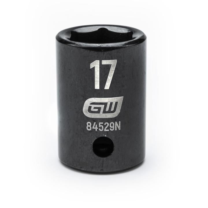 1/2" Drive 6 Point Standard Impact Metric Socket 17mm