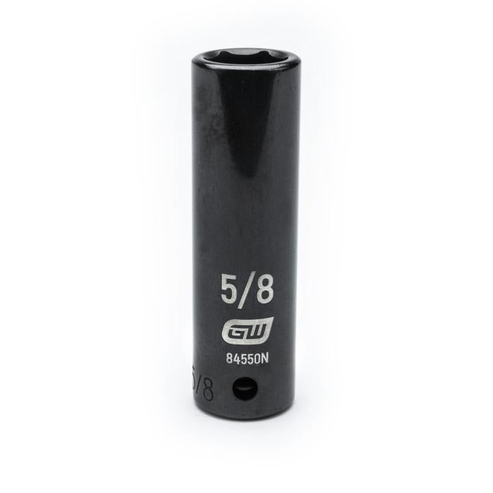 1/2" Drive 6 Point Deep Impact SAE Socket 5/8"