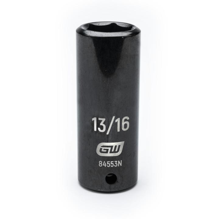 1/2" Drive 6 Point Deep Impact SAE Socket 13/16"
