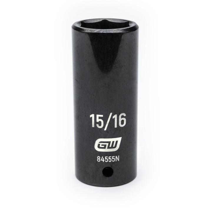 1/2" Drive 6 Point Deep Impact SAE Socket 15/16"